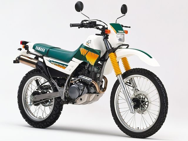 1991年 SEROW 225 ホワイト/フォレストグリーン(カタログメイン)