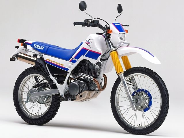 1992年 SEROW 225 パープリッシュホワイトソリッド1/ファラウェーブルー(カタログメイン)