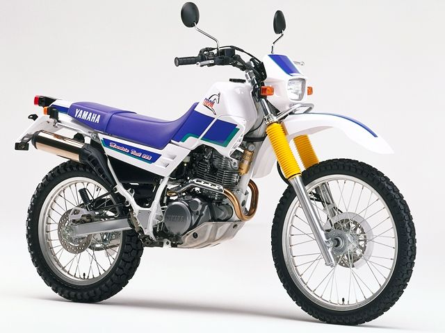 1993年 SEROW 225W パープリッシュホワイトソリッド1/ディープバイオレッドソリッド1(カタログメイン)