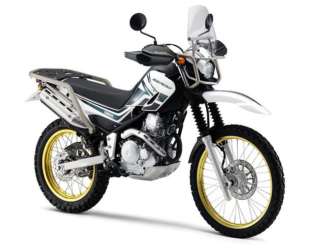 2012年 TOURING SEROW パープリッシュホワイトソリッド1(ホワイト/グリーン)(カタログメイン)