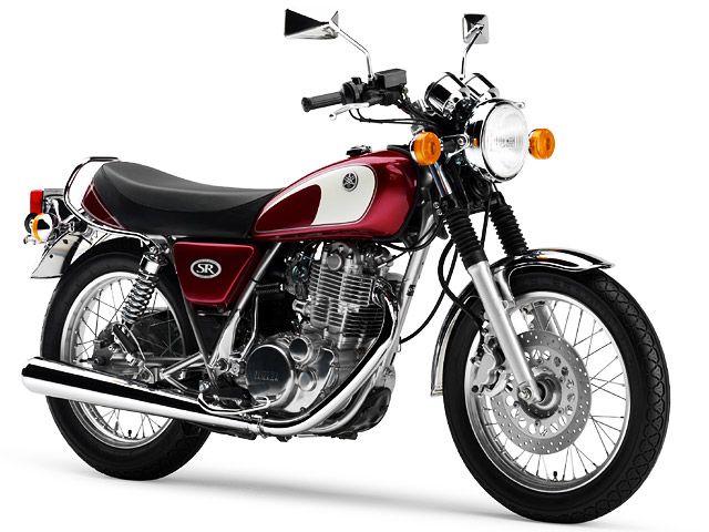 2005年 SR400 ダルレッドメタリックD(カタログメイン)