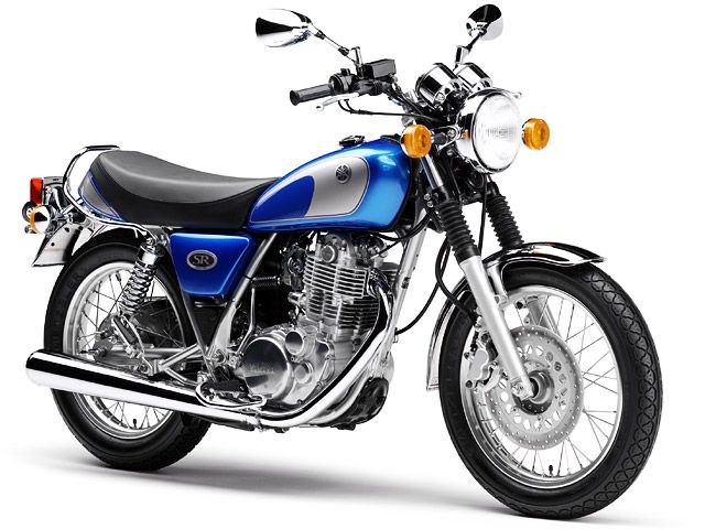 2008年 SR400 ブルーメタリックC(カタログメイン)