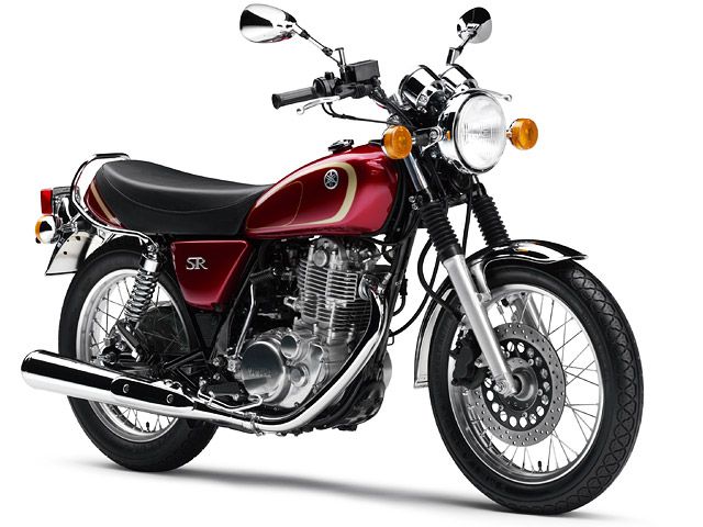 2010年 SR400 ディープレッドメタリックK(カタログメイン)