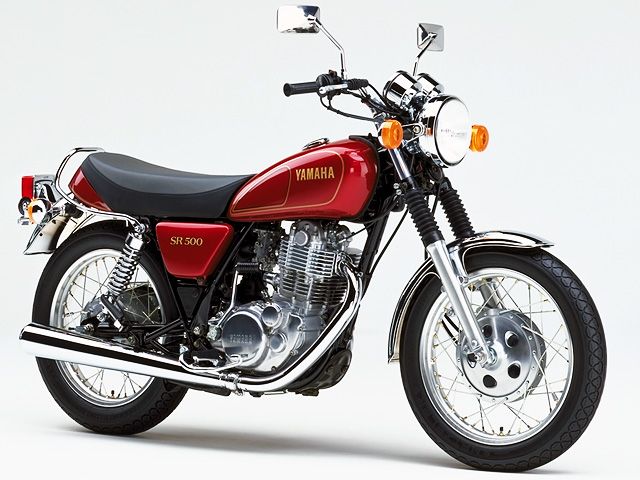 1998年 SR500 20周年記念モデル ディープレッドカクテル2(カタログメイン)