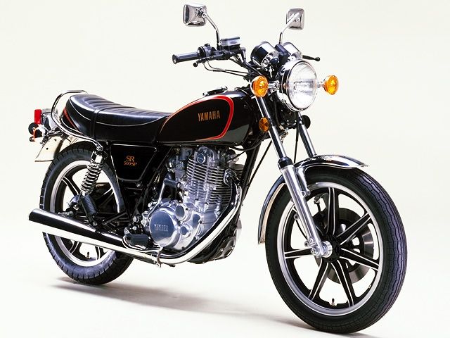 1980年 SR500SP ブラックゴールド(カタログメイン)