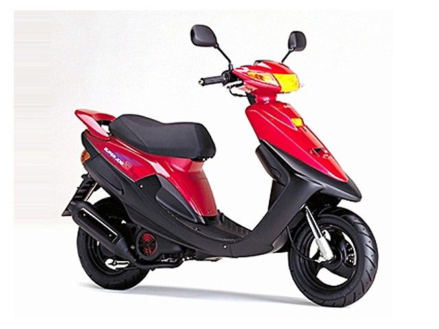 1996年 Super JOG ZR ダークグレイッシュレッドカクテル3(カタログメイン)