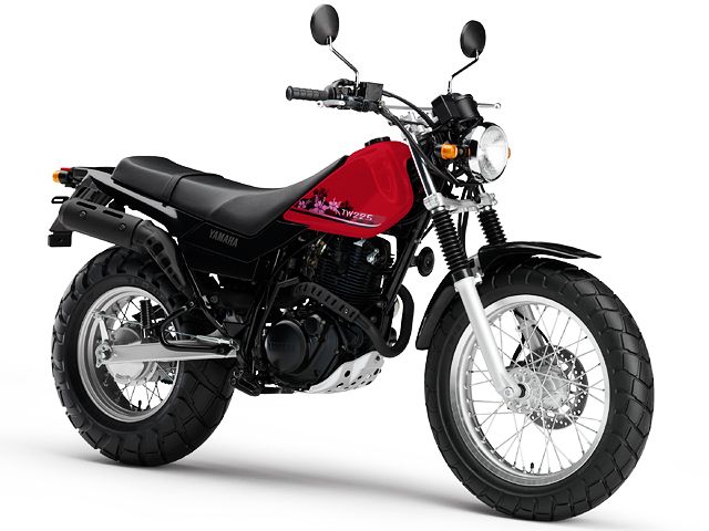 2006年 TW225E ディープレッドメタリックK(カタログメイン)