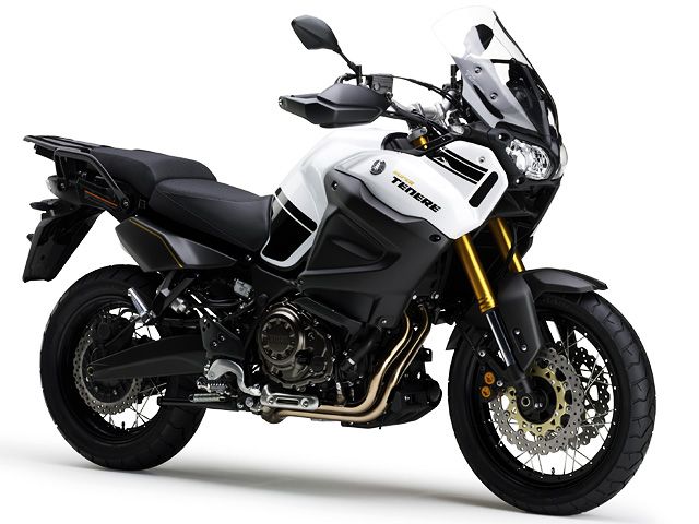 2014年 XT1200ZE Super Tenere ブルーイッシュホワイトカクテル1(カタログメイン)