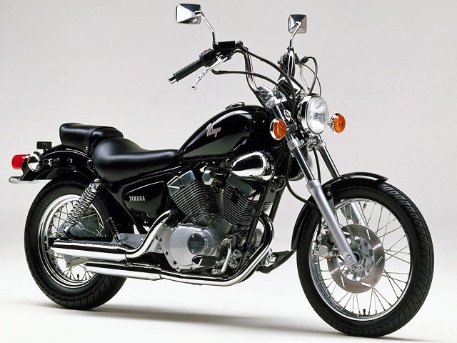 1988年 XV250 Virago プルバックハンドル仕様 メルティングブラック(カタログメイン)