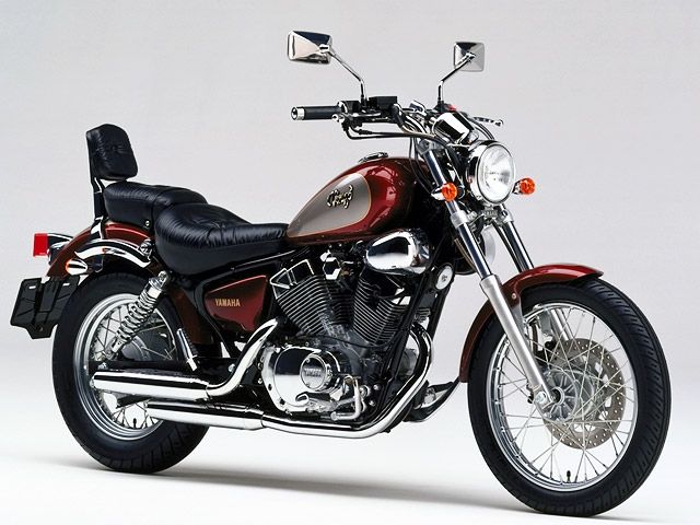 1994年 XV250 Virago フラットハンドル仕様 レッドEスパークル(カタログメイン)