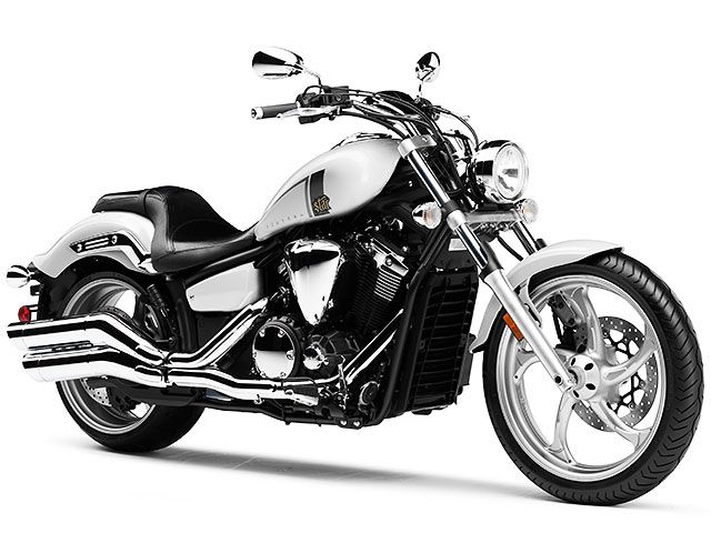 2013年 XVS1300CA ブルーイッシュホワイトカクテル1(カタログメイン)