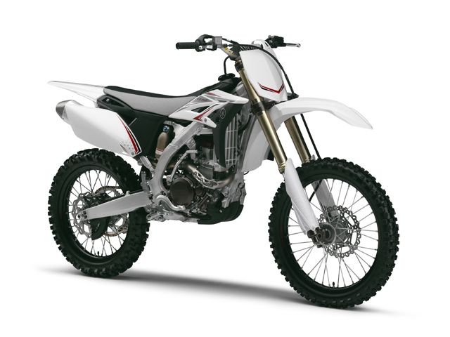2010年 YZ250F White Edition パープリッシュホワイトソリッド1(カタログメイン)