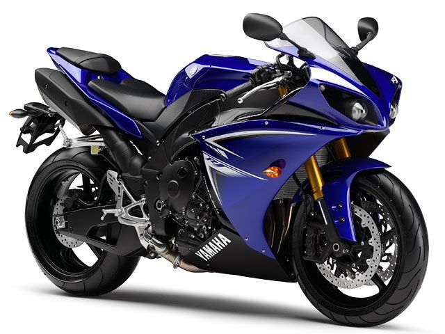 2009年 YZF-R1 ディープパープリッシュブルーメタリックC(カタログメイン)