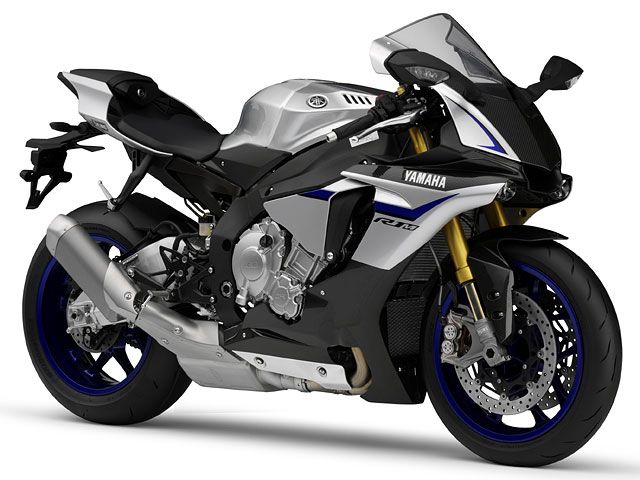 2015年 YZF-R1M ブルーイッシュホワイトメタリック2(カタログメイン)