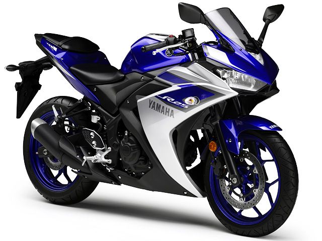 2015年 YZF-R25 ディープパープリッシュブルーメタリックC(カタログメイン)