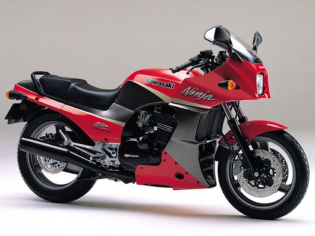 1998年 GPZ900R Ninja ファイアクラッカーレッド×メタリックグレーストーン(カタログメイン)