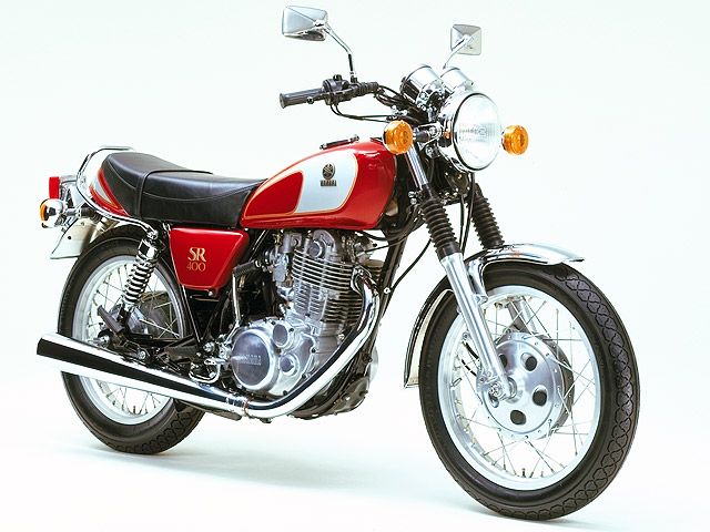 1985年 SR400 メイプルレッド(カタログメイン)