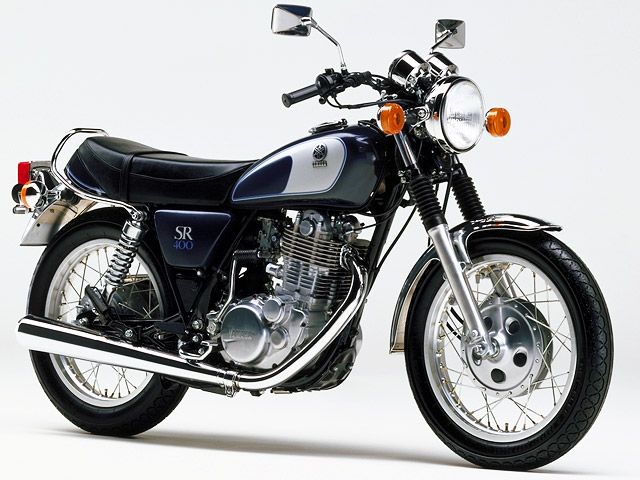 1988年 SR400 ブルーイッシュダークシルバー(カタログメイン)