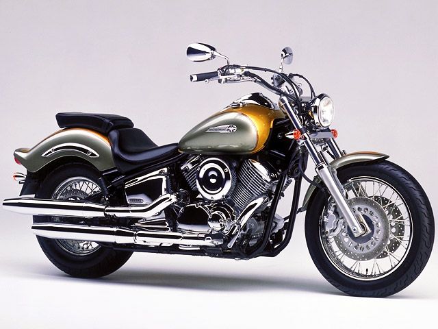 1999年 DragStar 1100 ライトグリニッシュグレーメタリック6(カタログメイン)