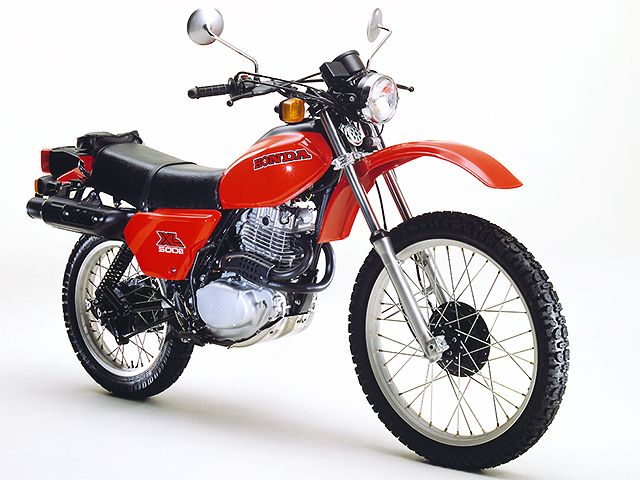 1980年 XL500S (カタログメイン)