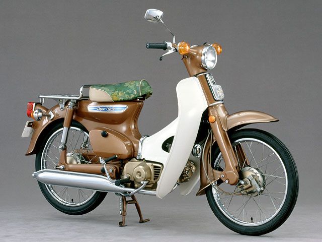 1971年 Super Cub C50 Deluxe セル付 (カタログメイン)