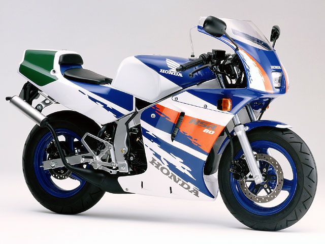 1992年 NSR80 ブルー/ホワイト(カタログメイン)