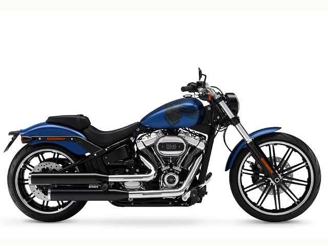 2018年 FXBRS ANX Softail Breakout 114 Anniversary Legend Blue Denim(カタログメイン)