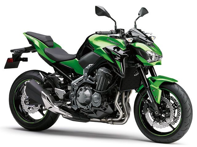 2017年 Z900 ABS キャンディライムグリーン×メタリックスパークブラック(カタログメイン)