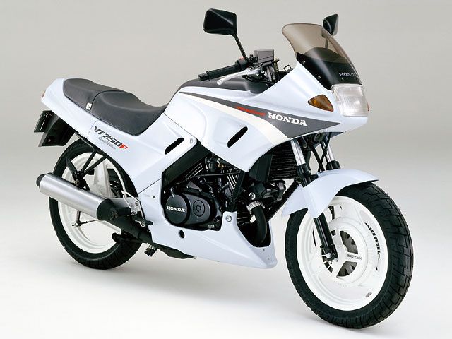 1986年 VT250F SPECIAL EDITION エクセランスブルー(カタログメイン)