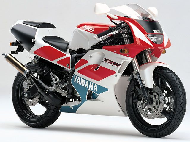 1992年 TZR250R シルキーホワイト/ビビッドレッドカクテル(カタログメイン)