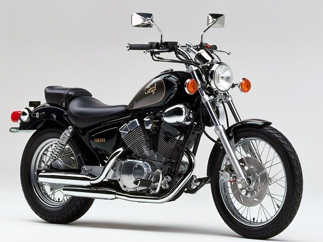 1991年 XV250 Virago フラットハンドル仕様 カメリアグリーン(カタログメイン)