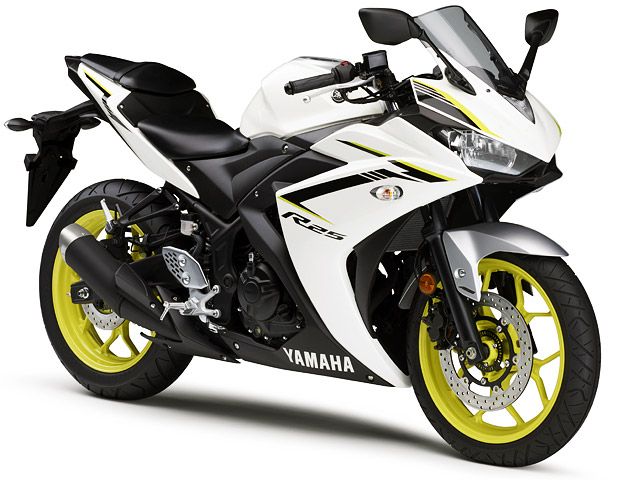 2018年 YZF-R25 ABS ホワイトメタリック6(カタログメイン)