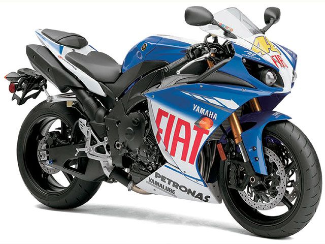 2010年 YZF-R1 FIATカラー ディープパープリッシュブルーメタリックC(カタログメイン)