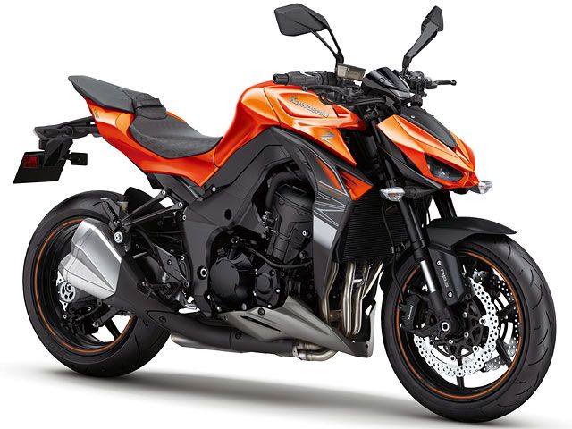 2017年 Z1000 ABS キャンディバーントオレンジ×フラットエボニー(カタログメイン)