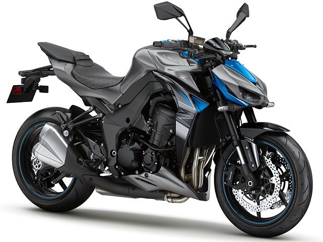 2018年 Z1000 パールストームグレー×キャンディサーフブルー(カタログメイン)