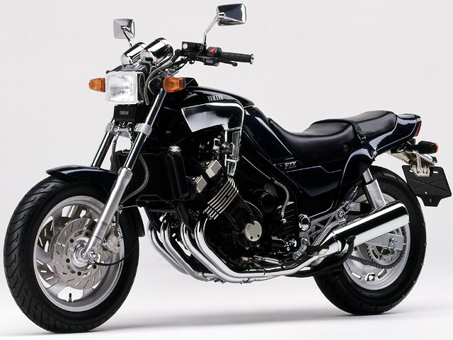 1990年 FZX750 ダークグレイッシュブルーメタリック1(カタログメイン)