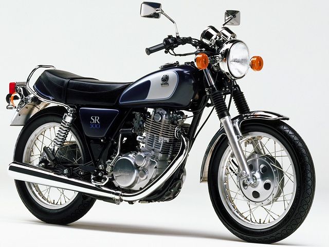 1988年 SR500 ブルーイッシュダークシルバー(カタログメイン)