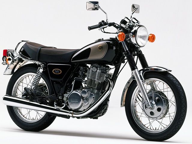 1993年 SR500 グリタリングブラック(カタログメイン)