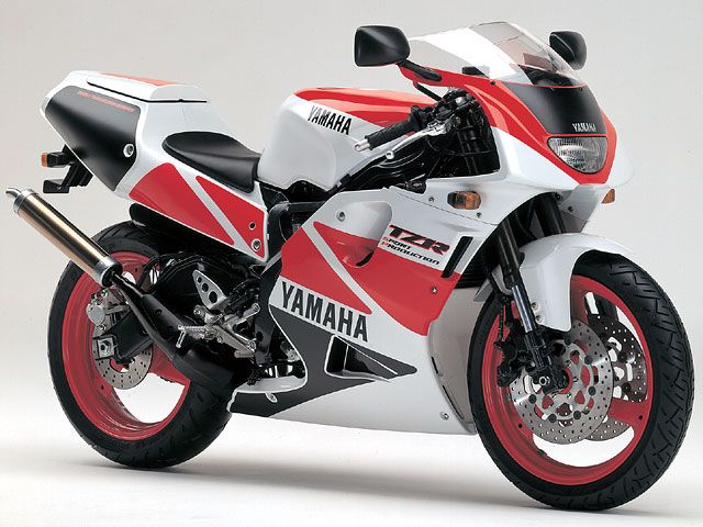 1994年 TZR250R SP ブルーイッシュホワイトカクテル1(カタログメイン)