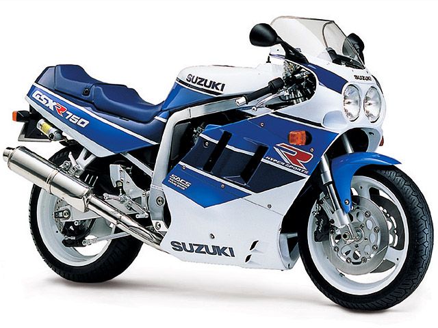 1990年 GSX-R750 (カタログメイン)