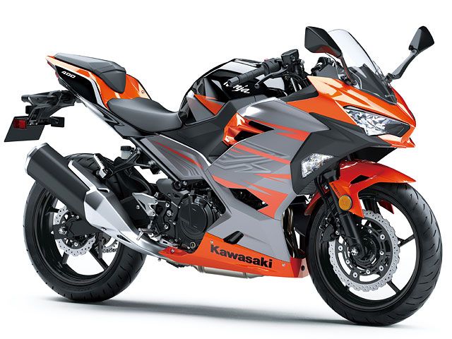 2018年 Ninja 400 キャンディバーントオレンジ×メタリックマグネティックグレー(カタログメイン)