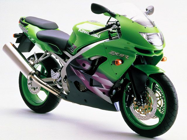 1999年 Ninja ZX-9R ライムグリーン(カタログメイン)