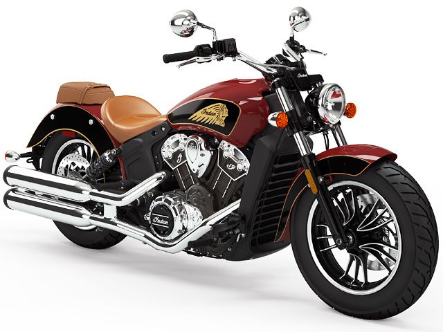 2019年 Scout ABS インディアンレッド×サンダーブラック(カタログメイン)