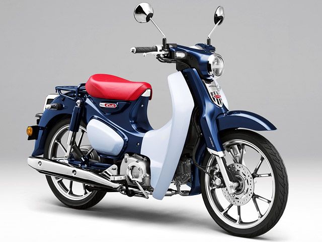 年 Super Cub C125 (東京モーターショー展示のコンセプトモデル・フロントビュー)(カタログメイン)