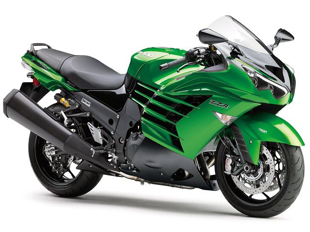 2017年 ZZR1400 ABS High Grade ゴールデンブレイズドグリーン×メタリックスパークブラック(カタログメイン)