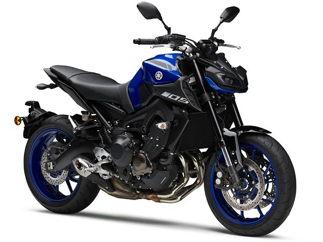 2018年 MT-09 ABS ディープパープリッシュブルーメタリックC(カタログメイン)