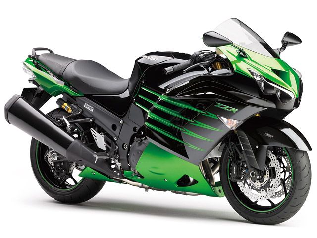 2015年 ZZR1400 ABS OHLINS Edition ゴールデンブレイズドグリーン×メタリックスパークブラック(カタログメイン)
