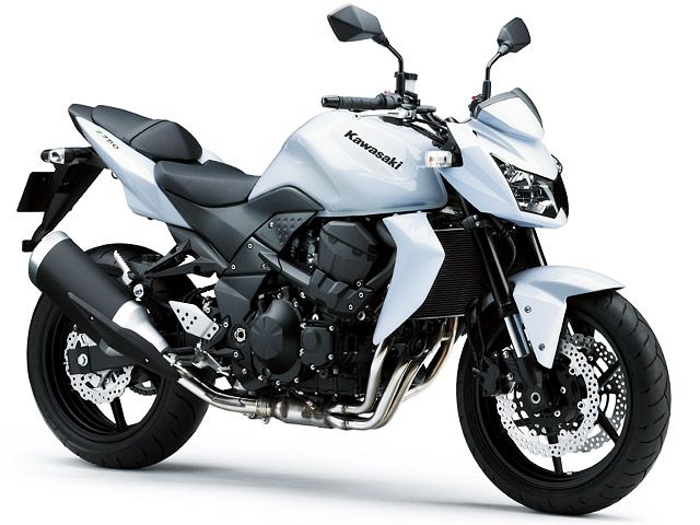2012年 Z750 パールスターダストホワイト(カタログメイン)