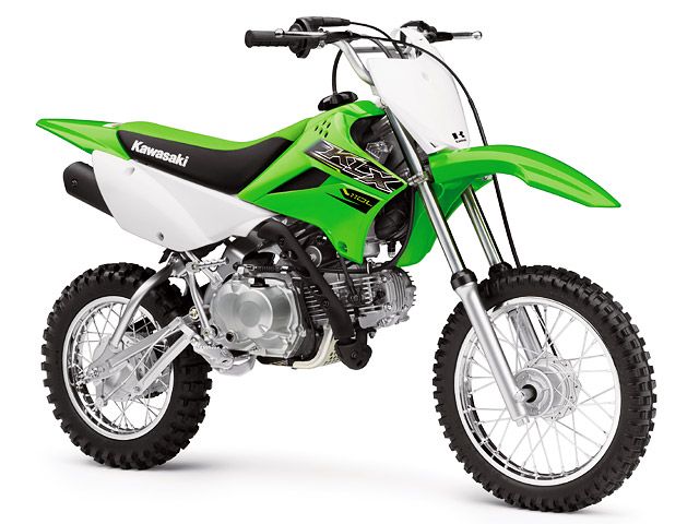 2019年 KLX110L ライムグリーン(カタログメイン)