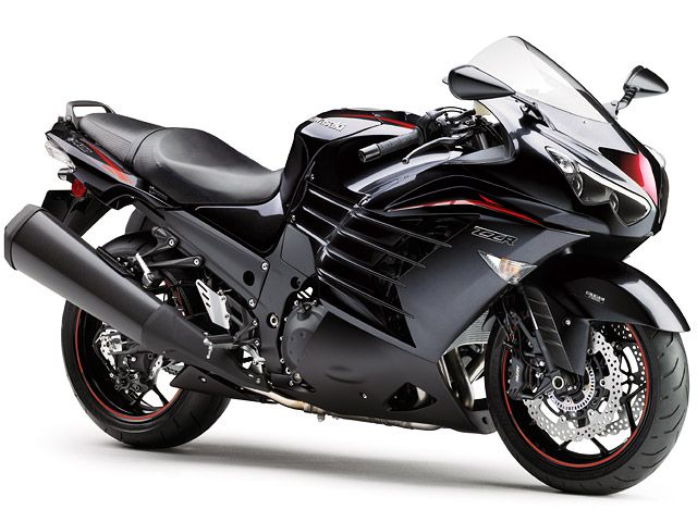 2019年 ZZR1400 メタリックスパークブラック×キャンディカーディナルレッド(カタログメイン)